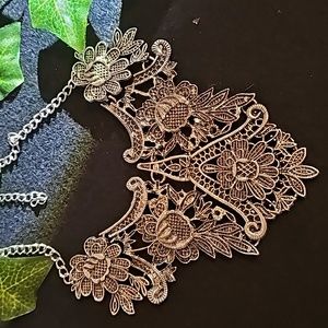 Filigree Collar/Bib Necklace